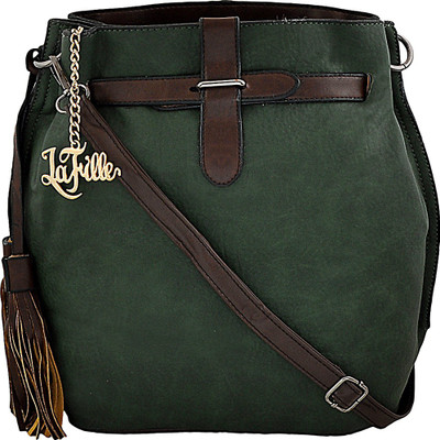 LaFille Hand-held Bag(Green)