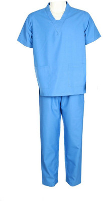 

Surgical e Sstudio S0002L Gown, Pant Hospital Scrub(Light Blue L)