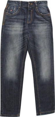 

US Polo Kids Regular Boys Dark Blue Jeans, Dk. blue