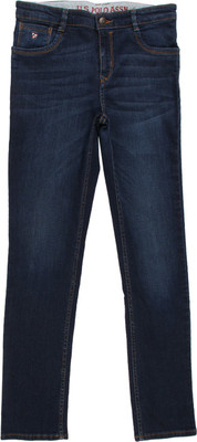 US Polo Kids Slim Boys Black Jeans, Me. blue