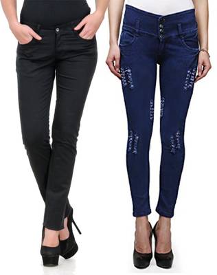Fuego Slim Women's Multicolor Jeans