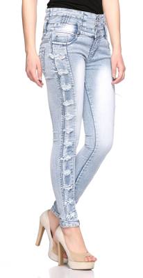 Fasnoya Skinny Women's Grey, White Jeans