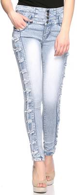 Fasnoya Skinny Women's Grey, White Jeans