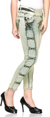 Fasnoya Skinny Women's Yellow Jeans