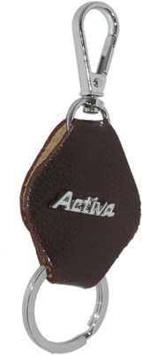 

Aura Leather & Metal HONDA ACTIVA Key Chain