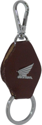 

Aura Leather & Metal HONDA BIKE Key Chain