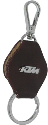 

Aura Leather & Metal KTM Key Chain