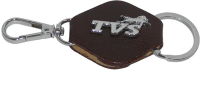 

Aura Leather & Metal TVS Key Chain