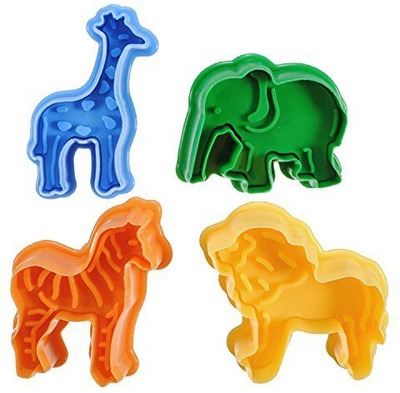 Futaba 3D Animal - Cup Fondant Decoration Mould(Pack of 4)