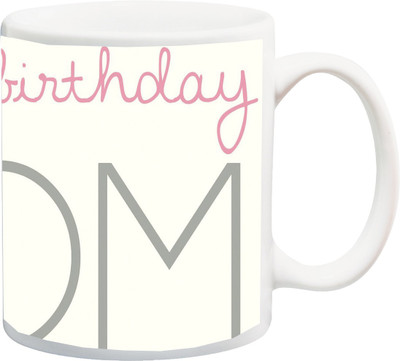 

ME&YOU Gift for Mummy/mother/mum;Happy Birthday Mom 3D printed Ceramic Mug(325 ml), Multicolor