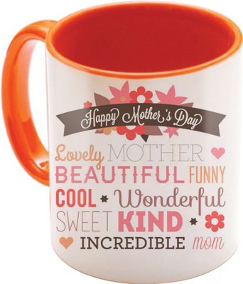 

SKY TRENDS Gift For Mothers In Coffees Printed Birthday And Anniversary Also STD-032 Ceramic Mug(350 ml), Multicolor
