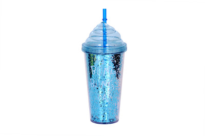 

ROCK THE PARTY BLING BLING Plastic Mug(350 ml), Blue
