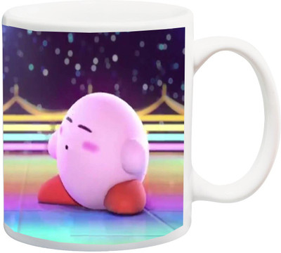

ME&YOU Beautiful Cartoon color 3D Printed Ceramic Mug(3225 ml), Multicolor
