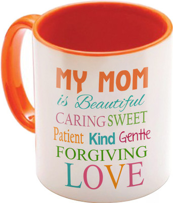 

SKY TRENDS Gift For Mothers In Coffees Printed Birthday And Anniversary Also STD-038 Ceramic Mug(350 ml), Multicolor