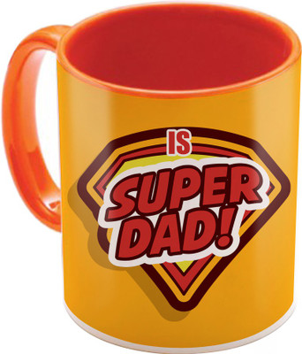 

SKY TRENDS Fathers Birthday Gifts In Coffees And His Anniversary Present Also STD-048 Ceramic Mug(350 ml), Multicolor