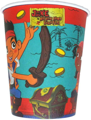 

Funcart Funcart Jake and the Never Land Pirates paper cup 9 oz ( 8 pcs/pack) Paper Mug(150 ml, Pack of 8), Multicolor