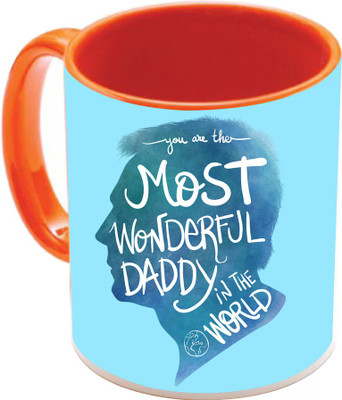 

SKY TRENDS Fathers Birthday Gifts In Coffees And His Anniversary Present Also STD-063 Ceramic Mug(350 ml), Multicolor
