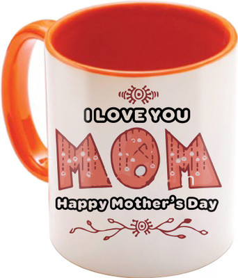 

SKY TRENDS Gift For Mothers Day In Coffee Printed Ceramic Material Birthday And Anniversary STD-048 Ceramic Mug(350 ml), Multicolor