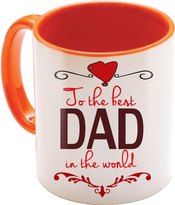 

SKY TRENDS Best Gift For Father On Birthday Printed Coffee his Anniversary Also STD-075 Ceramic Mug(350 ml), Multicolor