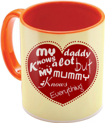 

SKY TRENDS Mothers Birthday Gifts In Coffees Printed Ceramic Material Birthday And Anniversary STD-0090 Ceramic Mug(350 ml), Multicolor