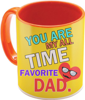 

SKY TRENDS Gift For Father In Coffees Special Occasion Anniversary Birthday STD-008 Ceramic Mug(350 ml), Multicolor