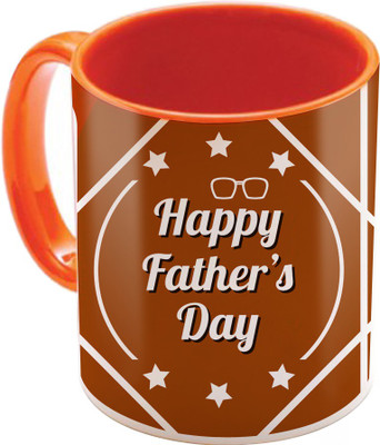 SKY TRENDS Fathers Birthday Gifts In Coffees And His Anniversary Present Also STD-040 Ceramic Mug(350 ml), Multicolor