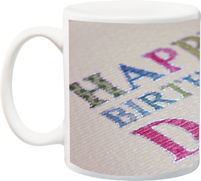 

ME&YOU Gift for father/Daddy;Happy Birthday Dad Special 3D printed Ceramic Mug(325 ml), Multicolor