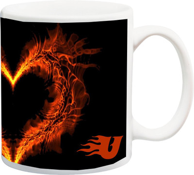 

ME&YOU Gift for Husband/Wife/Boyfriend/Girlfriend/Couple On Valentine's Day I Love you 3D Printed Ceramic Mug(325 ml), Multicolor