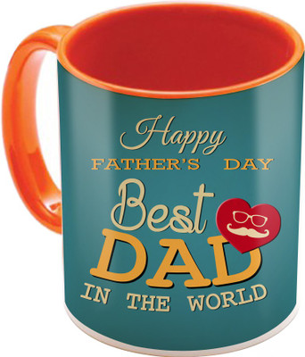 

SKY TRENDS Father's Day Gift For Daddy Anniversery Birthday Ceramic Mug(350 ml), Multicolor
