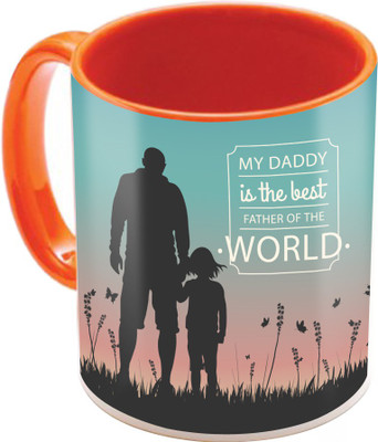 

SKY TRENDS Fathers Birthday Gifts In Coffees And His Anniversary Present Also STD-044 Ceramic Mug(350 ml), Multicolor