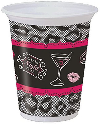 

Funcart Funcart Bridal Bash 16oz Plastic Cups Plastic Mug(150 ml, Pack of 8), Multicolor