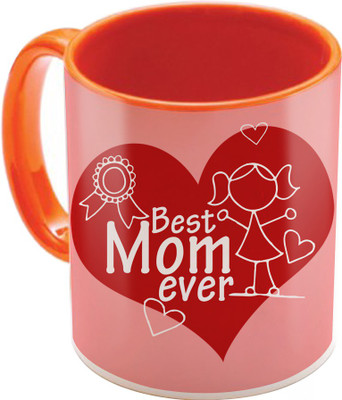 

SKY TRENDS Gift For Mothers Day In Coffee Printed Ceramic Material Birthday And Anniversary STD-065 Ceramic Mug(350 ml), Multicolor
