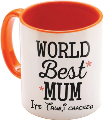 

SKY TRENDS Gift For Mothers Day In Coffee Printed Ceramic Material Birthday And Anniversary STD-055 Ceramic Mug(350 ml), Multicolor