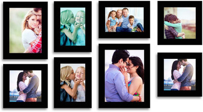 

Happy Furniture MDF Photo Frame(Black, 8 Photos)