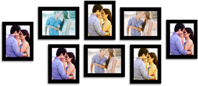 

Happy Furniture MDF Photo Frame(Black, 8 Photos)