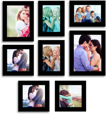 

Happy Furniture MDF Photo Frame(Black, 8 Photos)