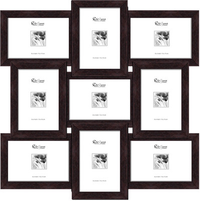 

Elegant Arts & Frames Generic Photo Frame(Brown, 9 Photos)