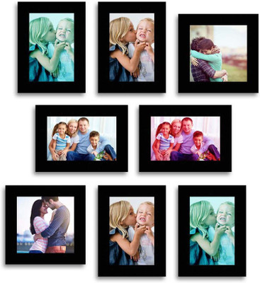 

Happy Furniture MDF Photo Frame(Black, 8 Photos)