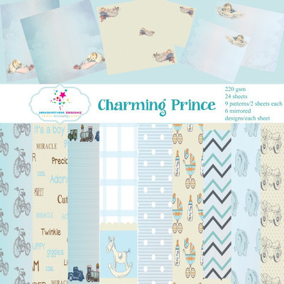 

craftsneed DESIGNER PRINTED 12X12 Multipurpose Paper(Set of 1, Multicolor)
