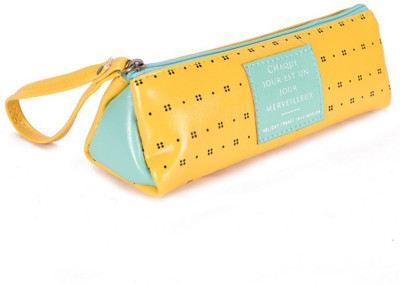

Enwraps Series NA Art Cloth Pencil Box(Set of 1, Yellow)
