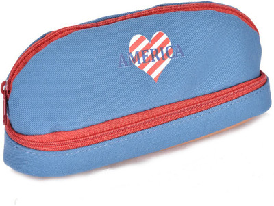 

Enwraps Series NA Art Cloth Pencil Box(Set of 1, Blue)