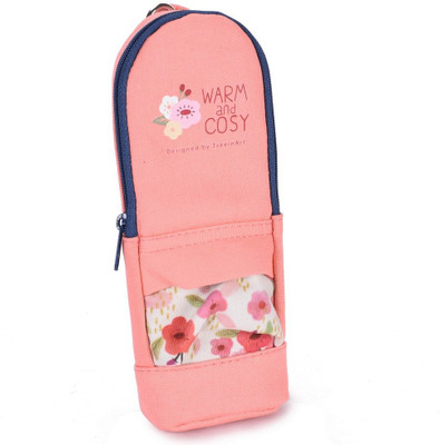 

Enwraps Series NA Art Cloth Pencil Box(Set of 1, Pink)