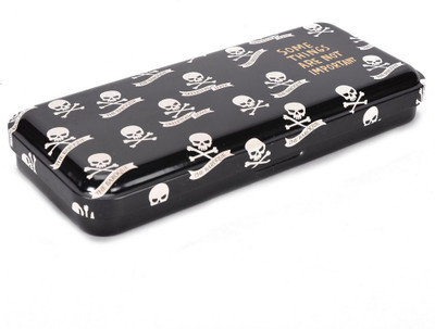 

Enwraps Series NA Art Metal Pencil Box(Set of 1, Black)