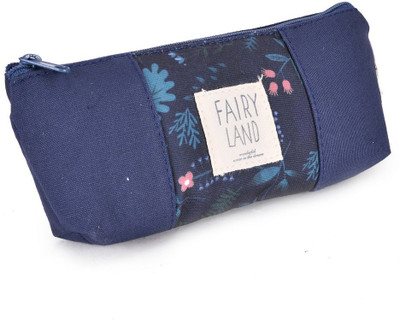 

Enwraps Series NA Art Cloth Pencil Box(Set of 1, Navy Blue)