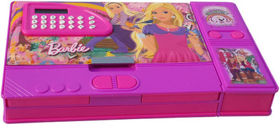 

Sae Fashions Barbie CARTOON Art PLASTIC Pencil Box(Set of 1, Pink)