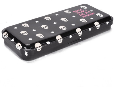 

Enwraps Series NA Art Metal Pencil Box(Set of 1, Black)