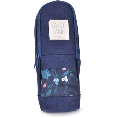

Enwraps Series NA Art Cloth Pencil Box(Set of 1, Navy Blue)