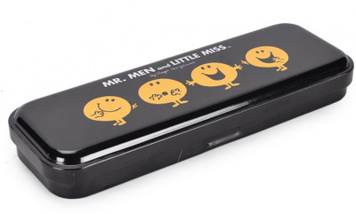 

Enwraps Series NA Art Metal Pencil Box(Set of 1, Black)