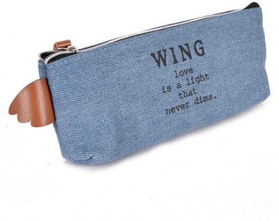 

Enwraps Series NA Art Cloth Pencil Box(Set of 1, Blue)