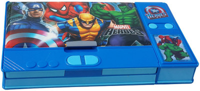

Sae Fashions Avengers CARTOON Art PLASTIC Pencil Box(Set of 1, Blue)